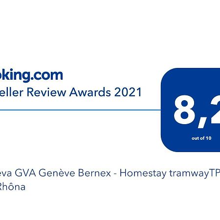 Geneva Bernex - Shared Appartement Roomate Homestay - Tramway 14 Tpg - Viarhona 外观 照片